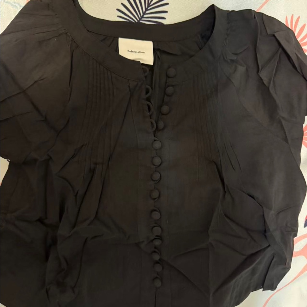 Reformation Calia Top Black - Picture 4 of 6